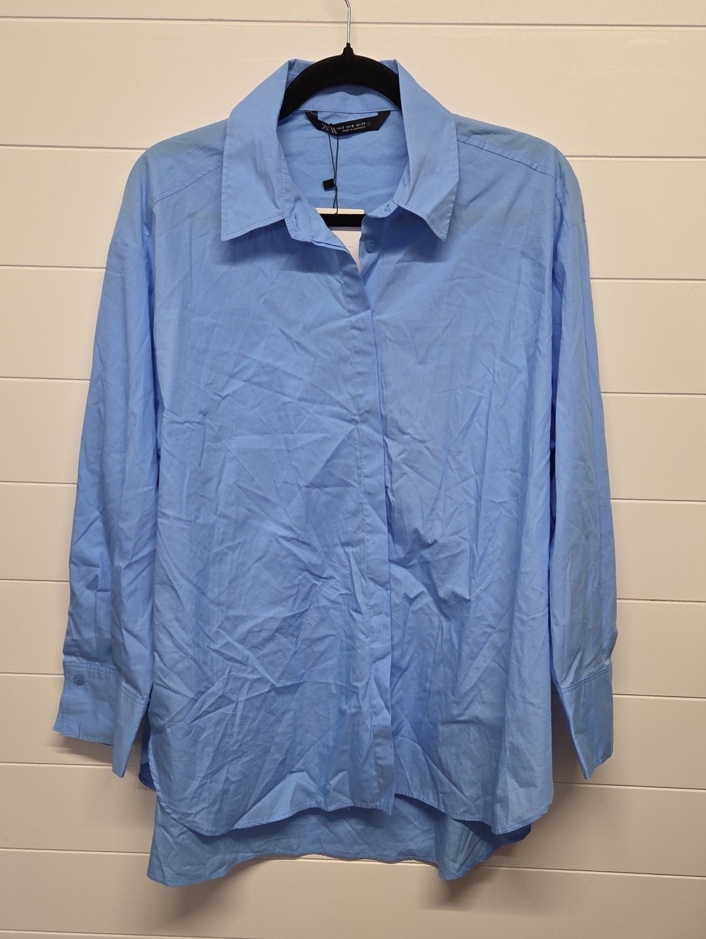 Zara Button Down Shirt Oversized Womens Size Small
